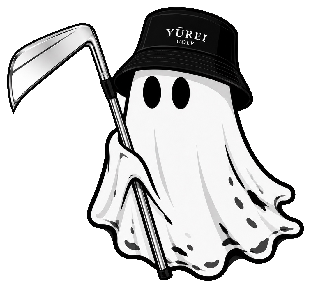 YŪREI GOLF spøkelse-maskot med golfkølle